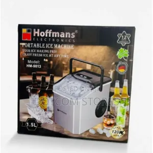 1.5litres Hoffmans Electronics Portable Ice Machine, Model Hm-9813.