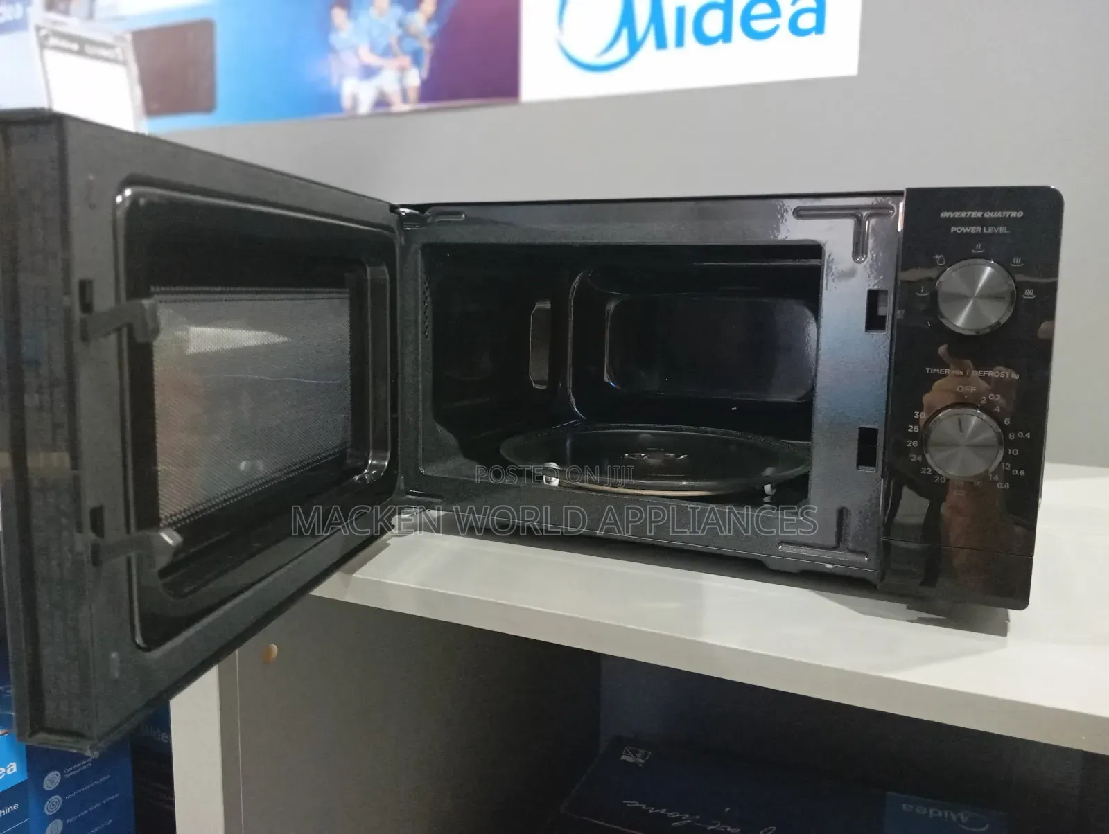 Midea 20l Manual Microwave Oven, 700w Mm720c2gx-B – Black