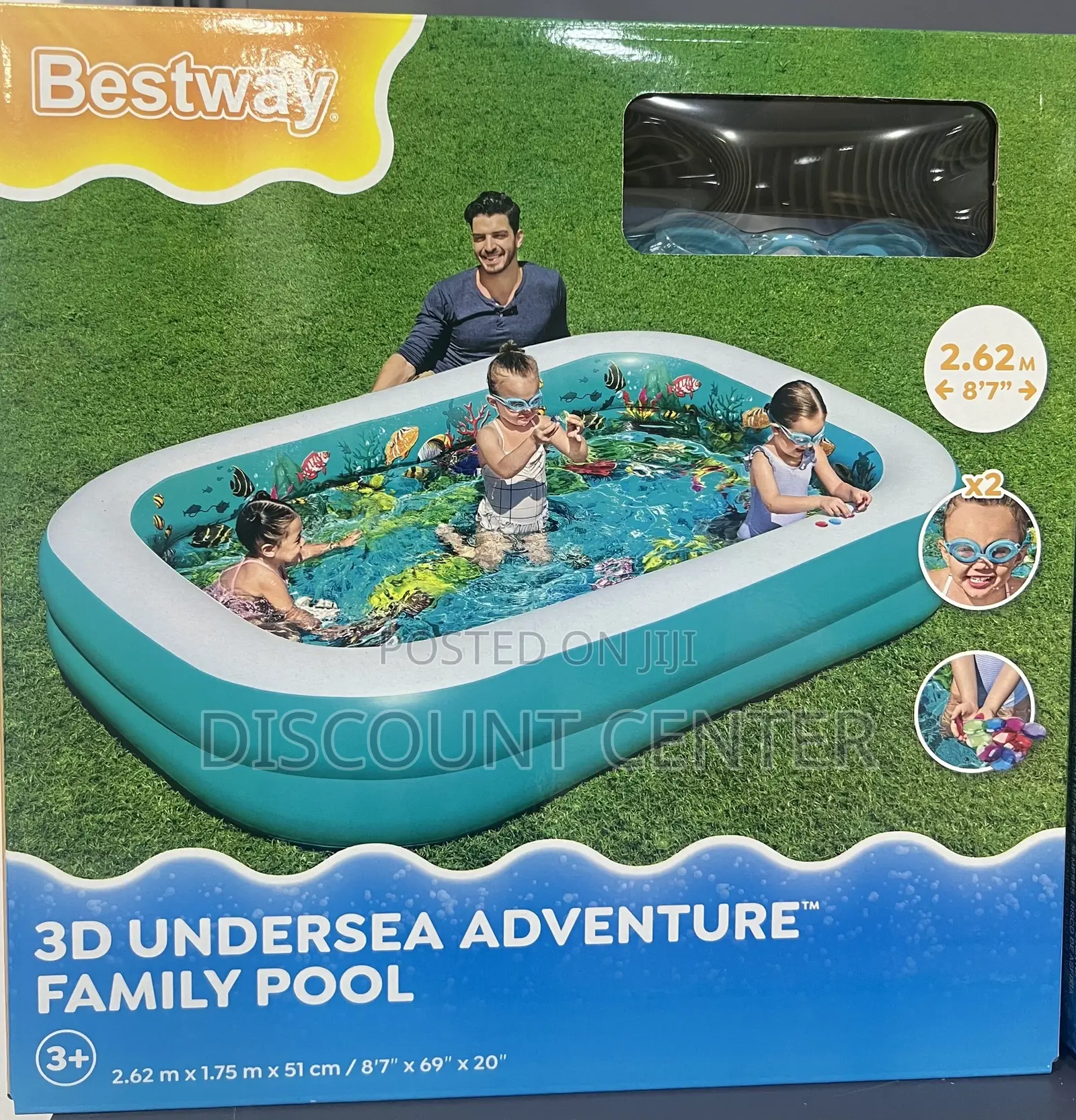 Swimming Pool Inflatable 2.6 Meters