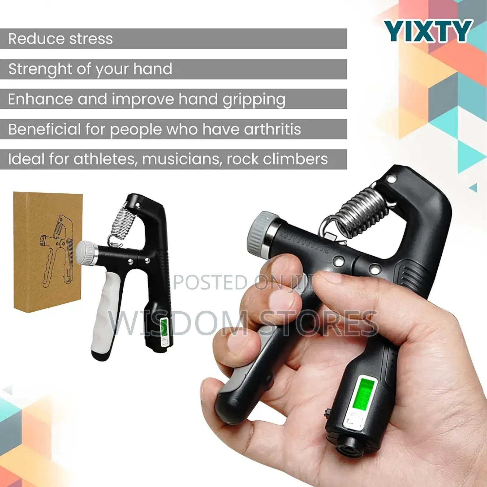 Counter Hand Grip Strengthener Device