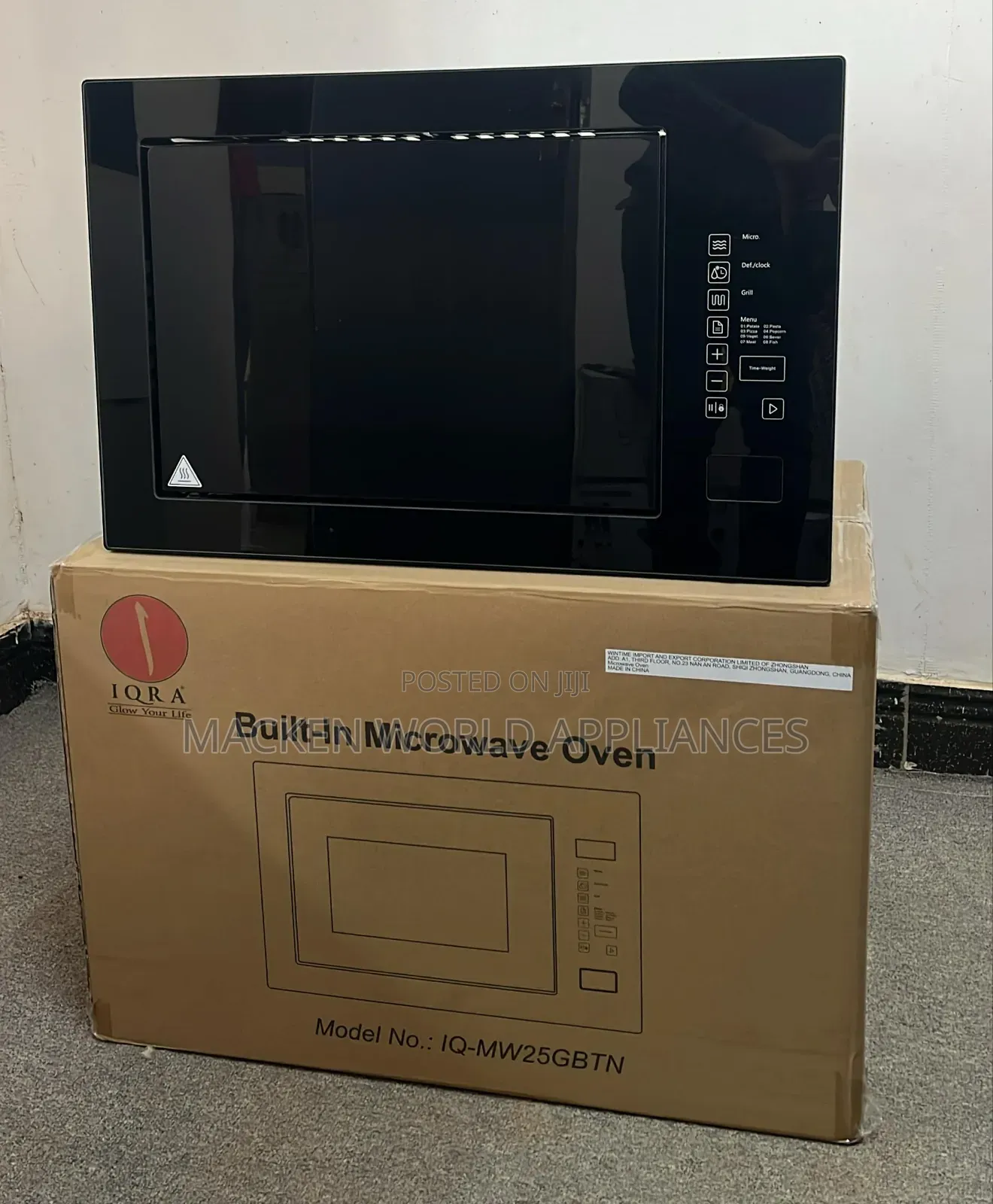 25l Iqra Built-in Microwave Oven 60by60cm Smart Digital
