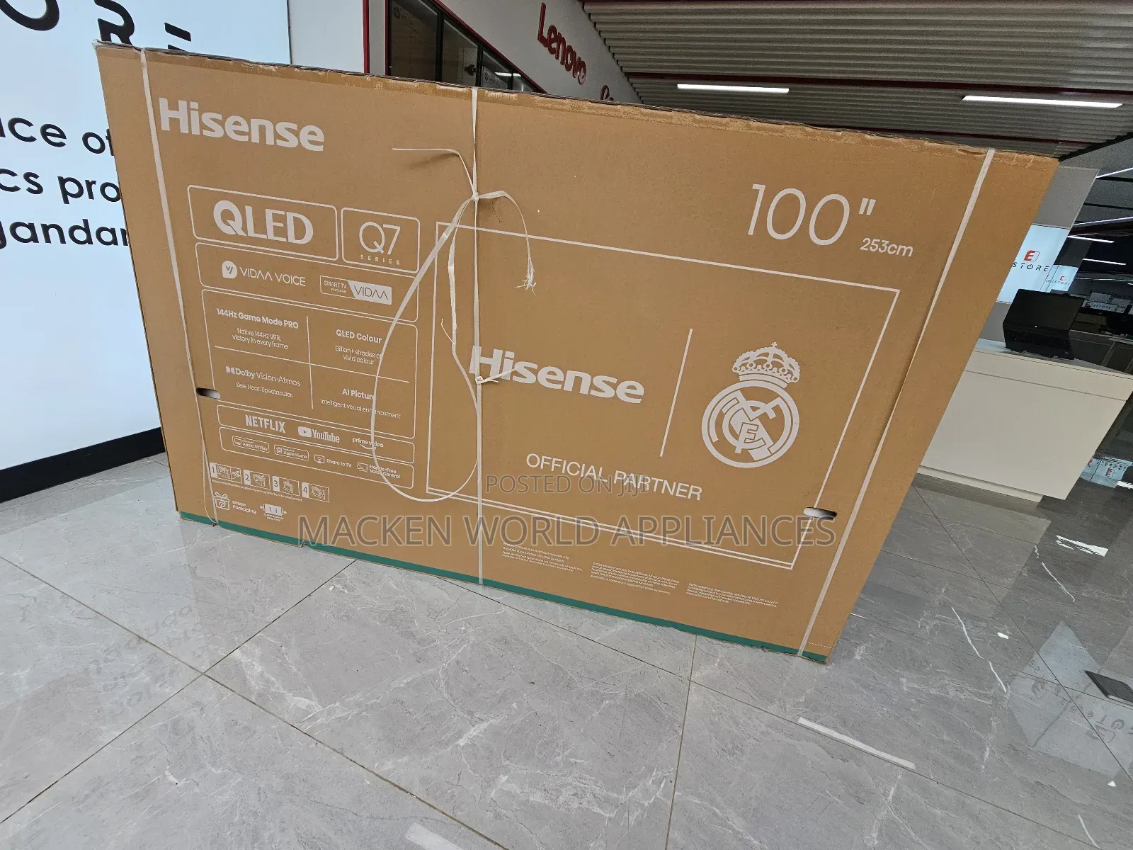 Hisense 100 Inch Q7 Youtube, Netflix Etc Maximum Premium Qled Smart