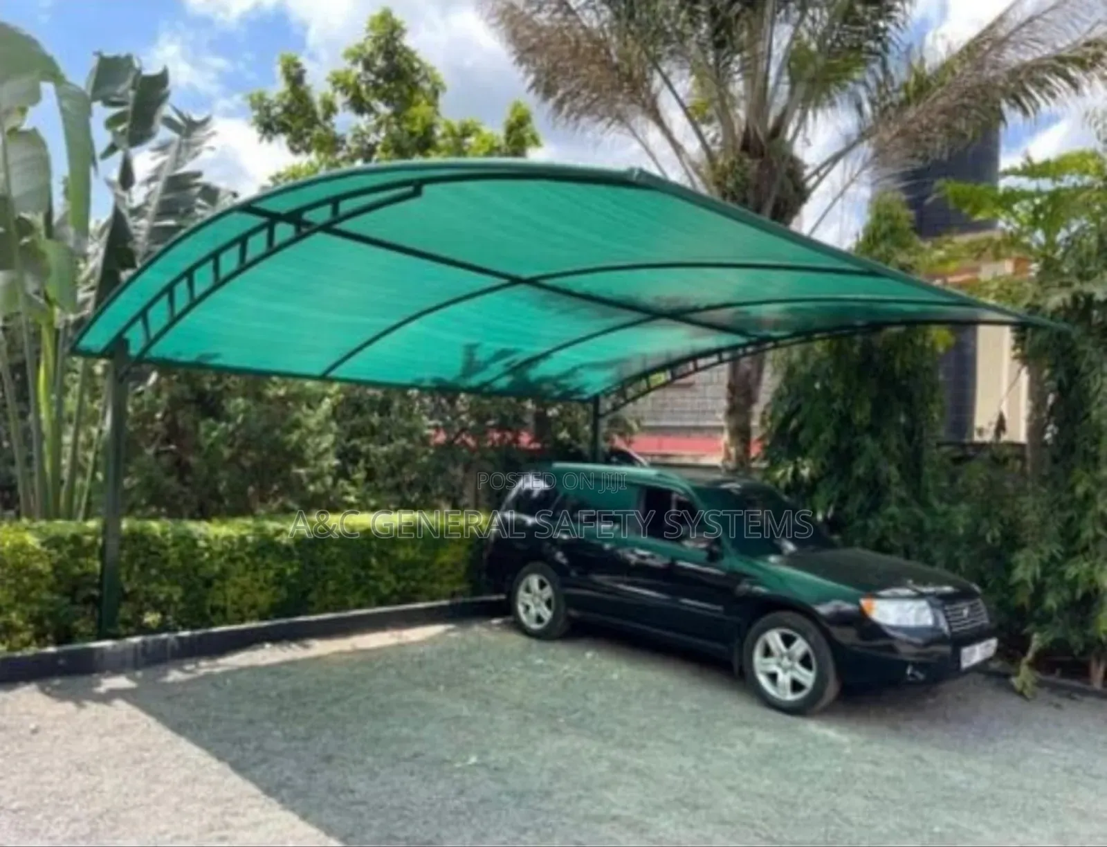 Two Cars Shade 100% Harsh Weather Resistant Hdpe Quality
