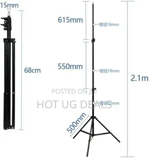 2.1m Adjustable Tripod Phone Stand for Video Camera Tripod