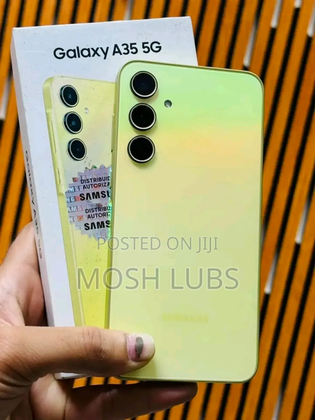 New Samsung Galaxy A35 256 GB Yellow