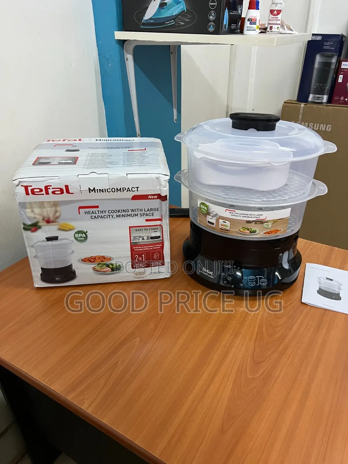 Tefal Minicompact Food Steamer (Model Vc1398).