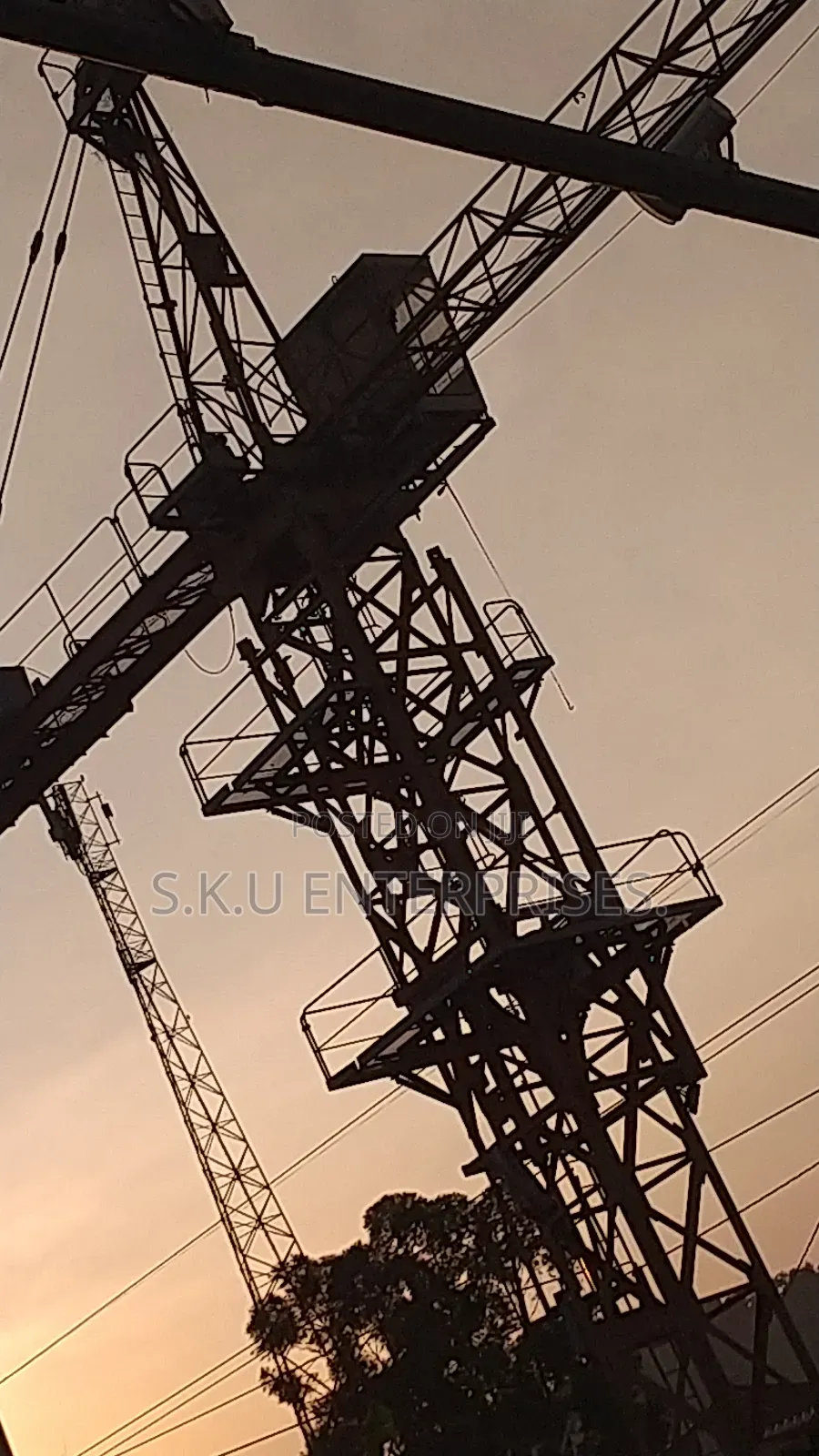 Construction Crane Towers