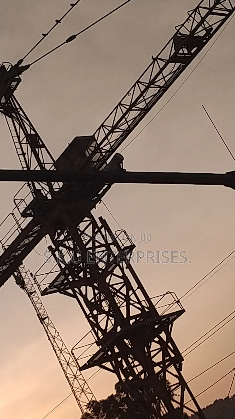Construction Crane Towers for Hire
