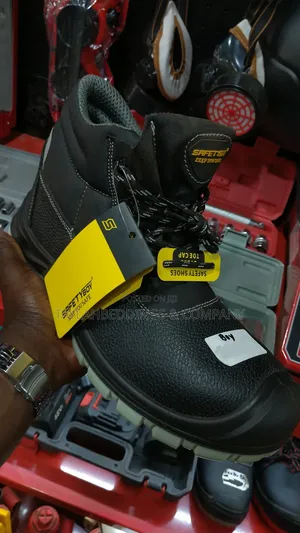 Safety Boy Heavy Duty Men's Boots Shoes - Black