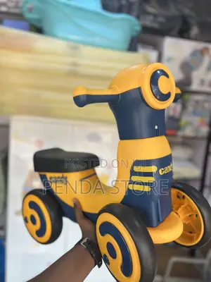 Baby 4-Wheel Balance Bike – Infant Push Ride Stability Trainer
