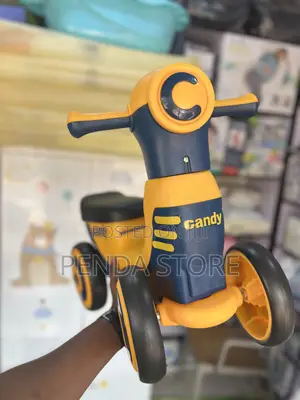 Baby 4-Wheel Balance Bike – Toddler Glide Training Ride on Toy
