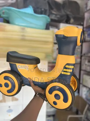 Baby 4-Wheel Balance Bike – Toddler Smooth Ride Training Toy
