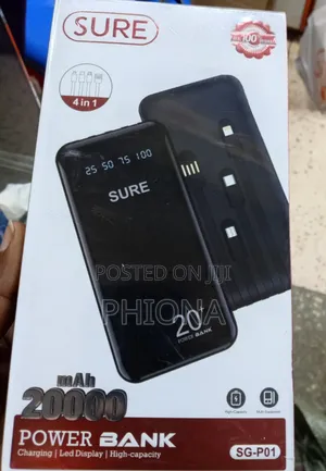 Sure Power Bank With 20000mah