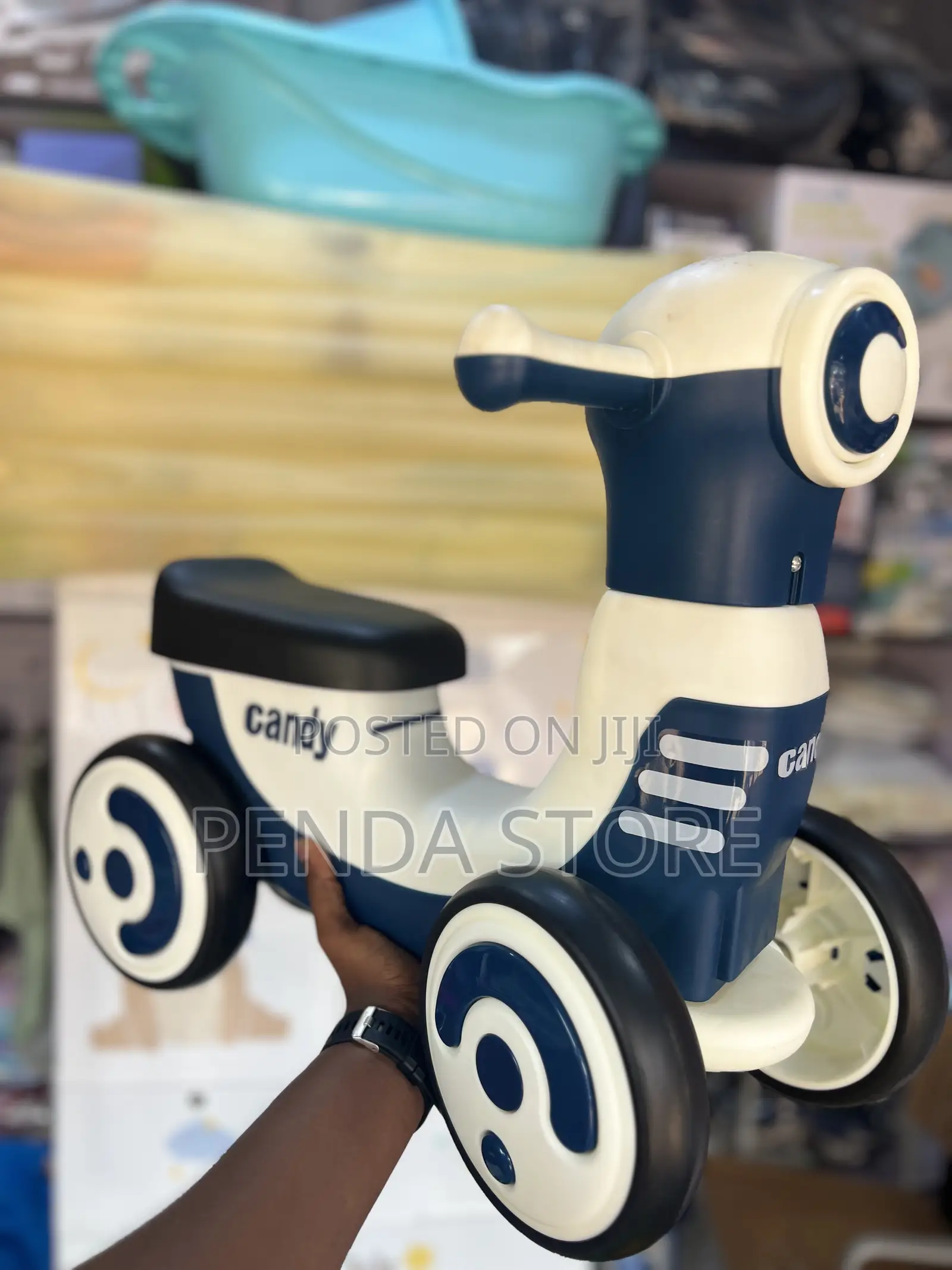 Baby 4-Wheel Balance Bike – Kids First Mobility Training Bike
