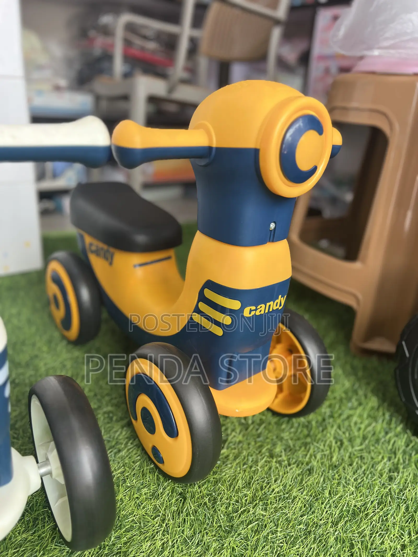 Baby 4-Wheel Balance Bike – Infant Rolling Ride Practice Toy