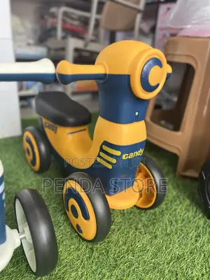 Baby 4-Wheel Balance Bike – Infant Rolling Ride Practice Toy