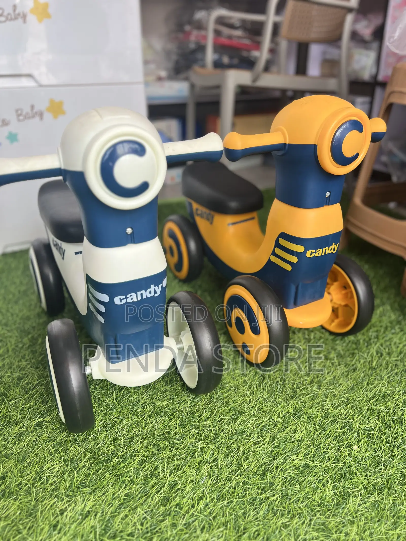 Baby 4-Wheel Balance Bike – Kids Ride on Stability Learning Toy