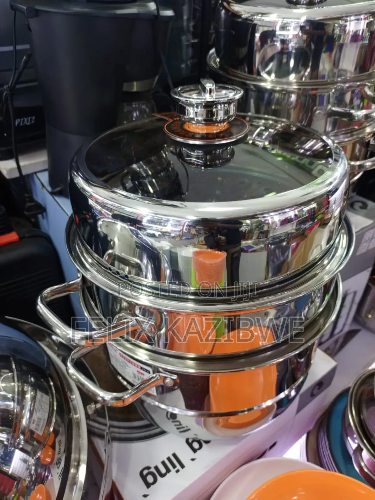 32cm 3-Layer Stainless Steel Food Steamer