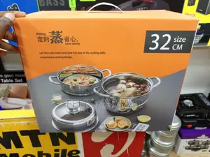 32cm 3-Layer Stainless Steel Food Steamer