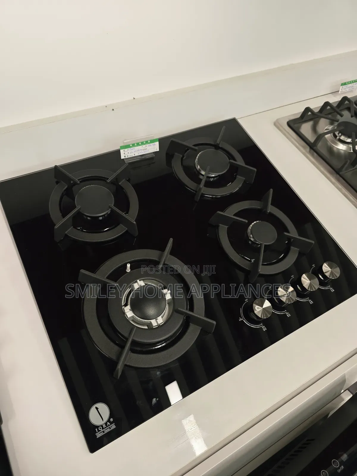 Iqra 4 Self Ignited Gas Burner Built in Glass Hob 60cm*60cm
