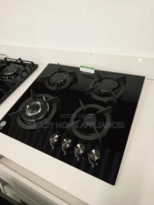 Top Quality Glass Iqra Full Gas Built in Hob Black Color