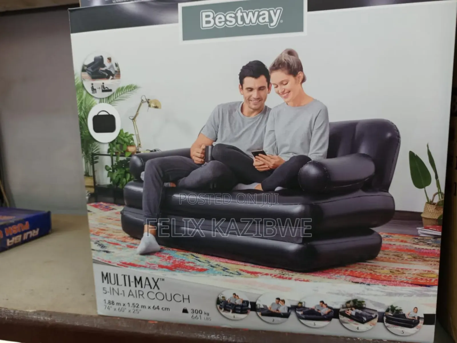Bestway 5 in 1 Multifunctional Couch Air Sofa Bed.