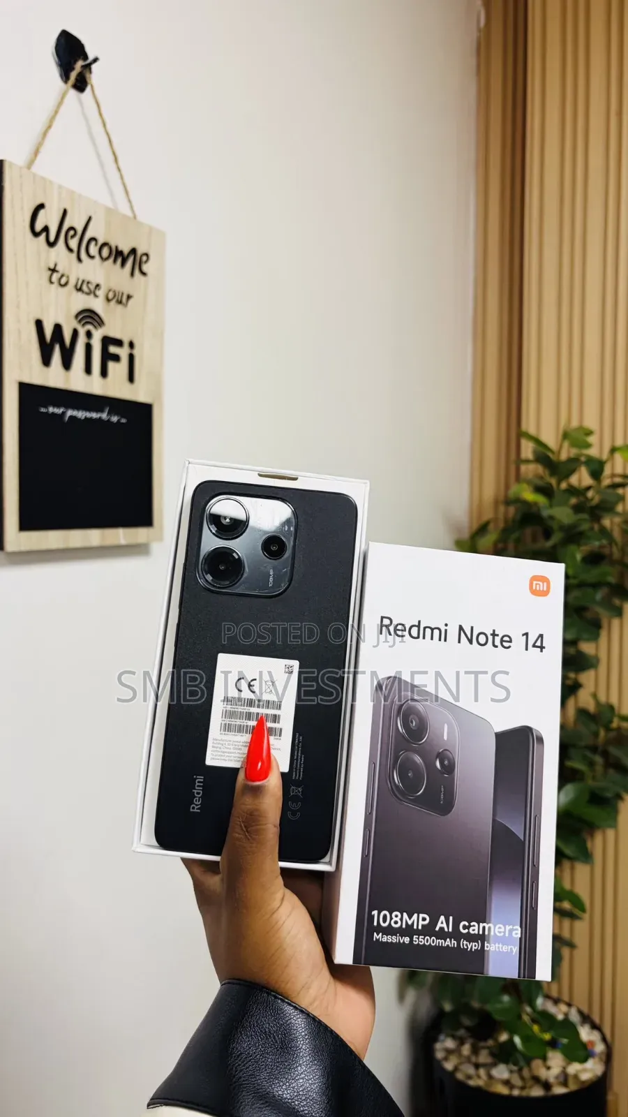 New Xiaomi Redmi Note 14 5G 256 GB Red