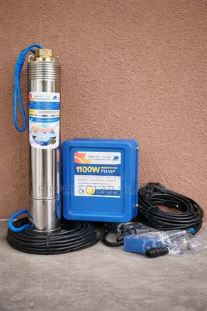 1100w Solar Borehole Pump 102m Head Deep Well Water Pump