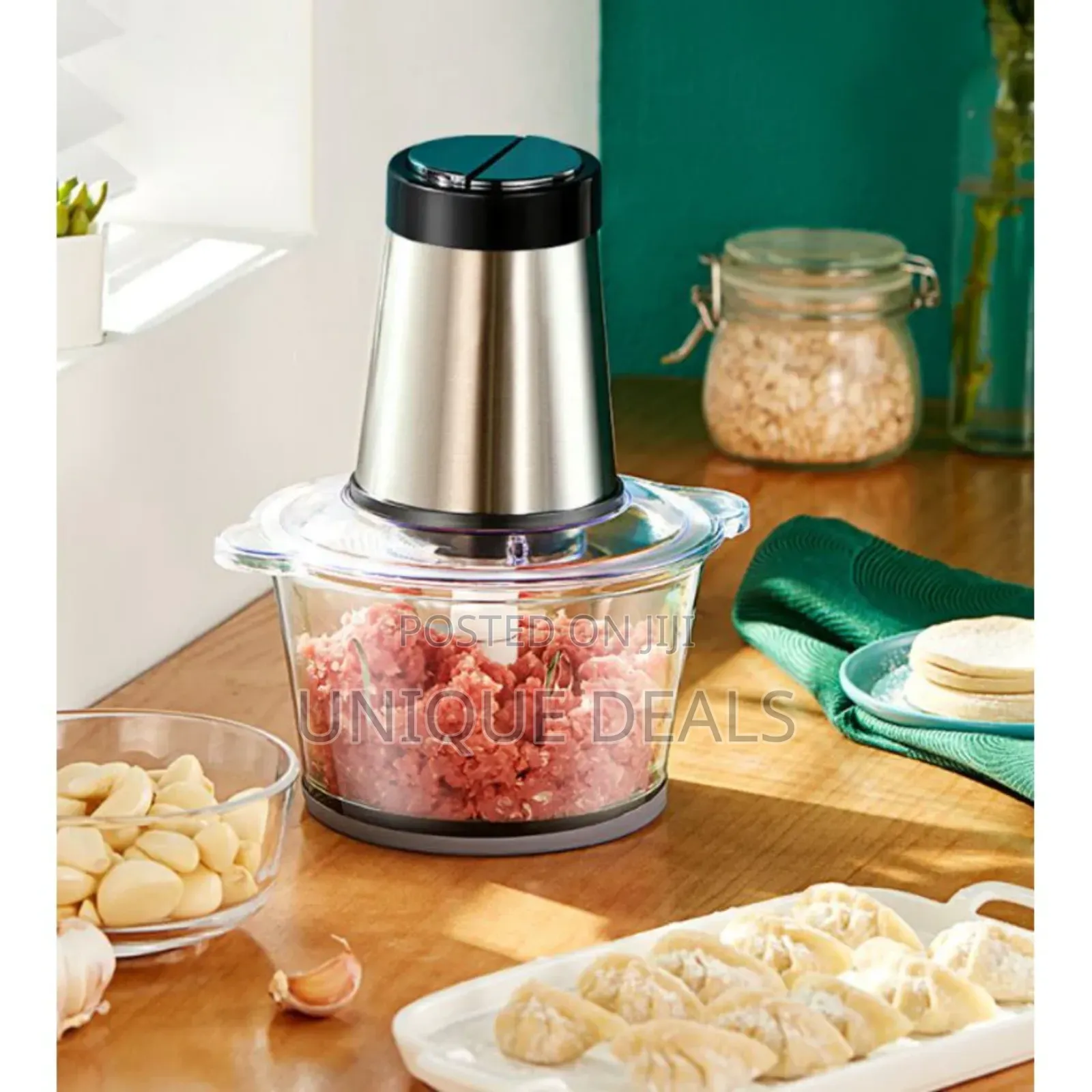 Food Chopper, Electric Meat Grinder, With 2l