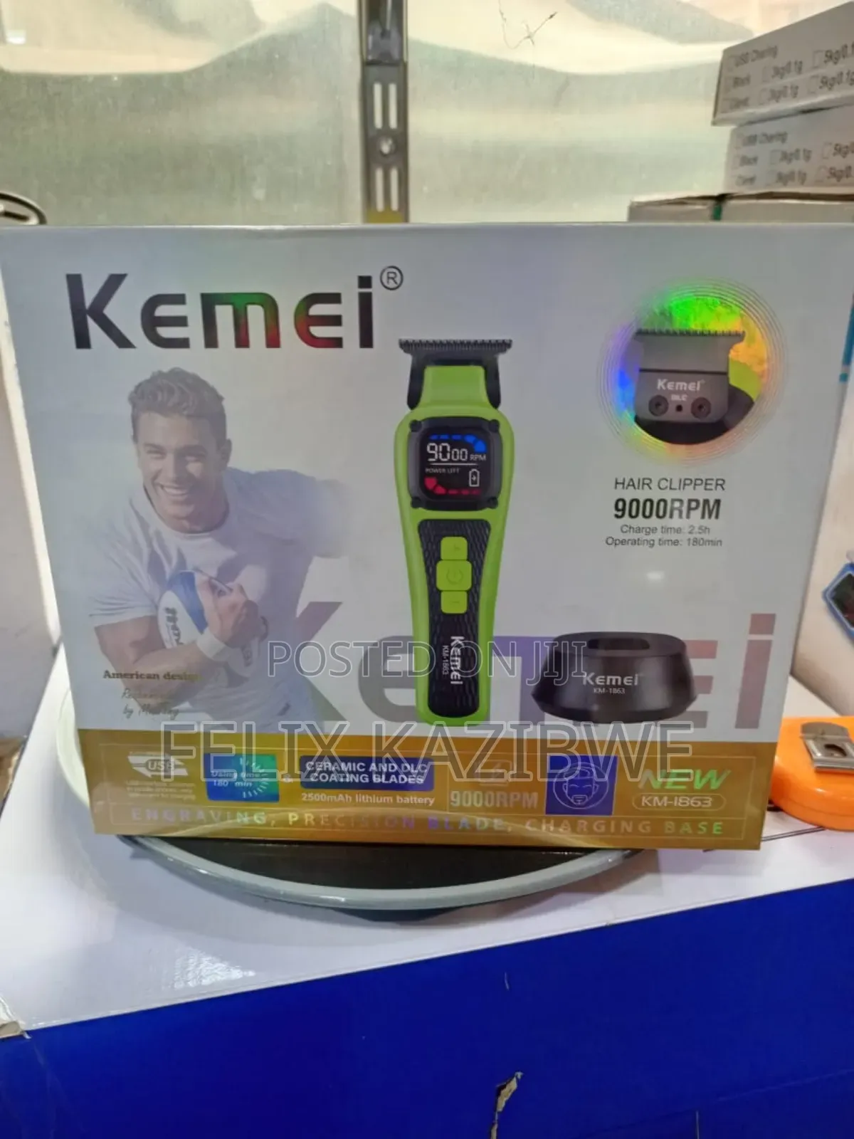 Kemei 9000rpm Hair Clipper.