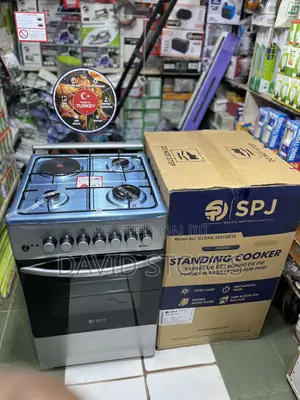 SPJ Turkey 50x50 Gas Cooker – 3 Gas + 1 Electric With Electric Oven