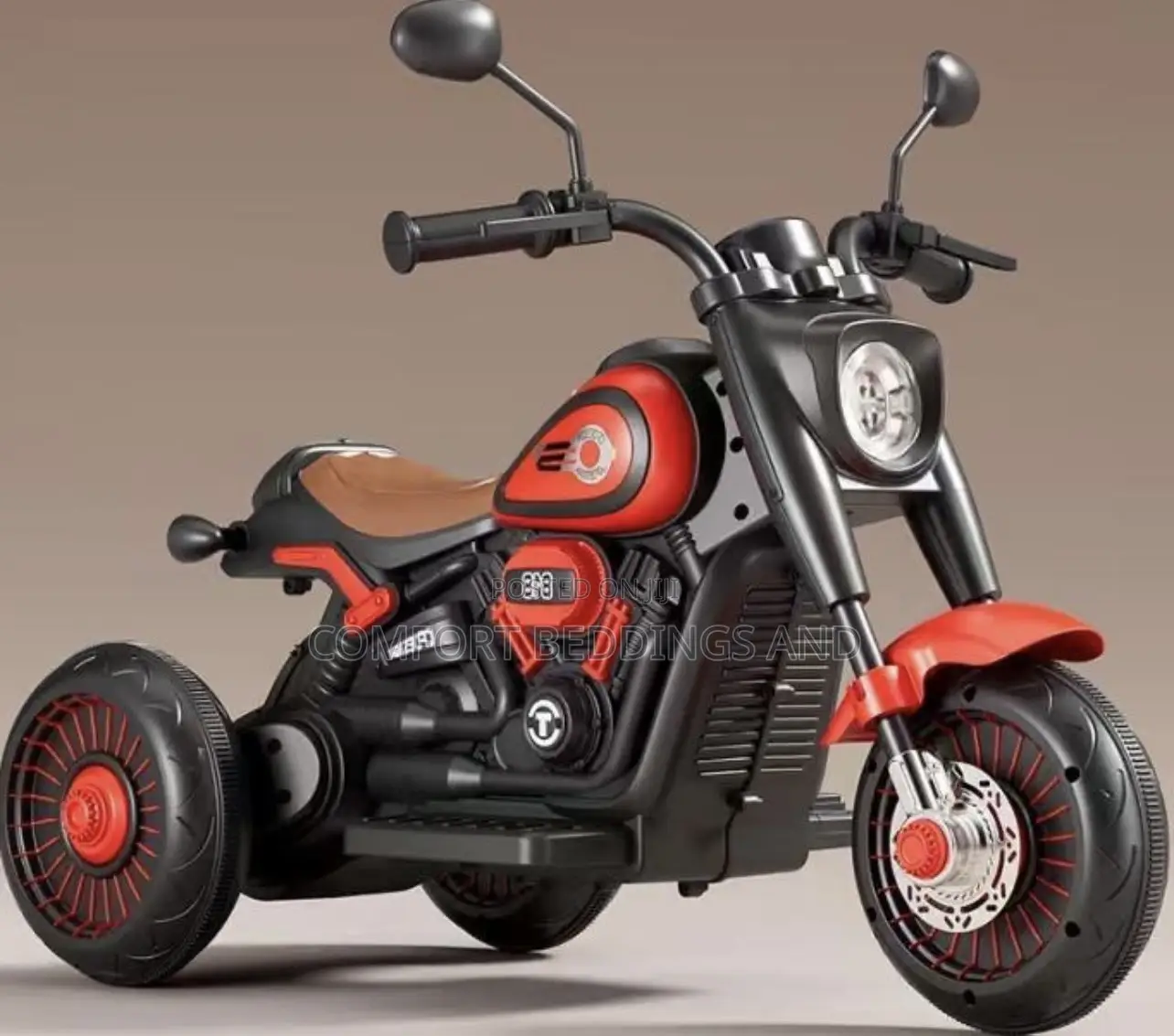 Small Rechargeable Motorcycle Red 1 to 3 Years