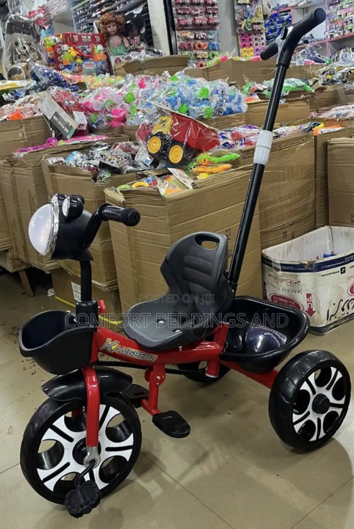 Steering Handle Torch Tricycle Red
