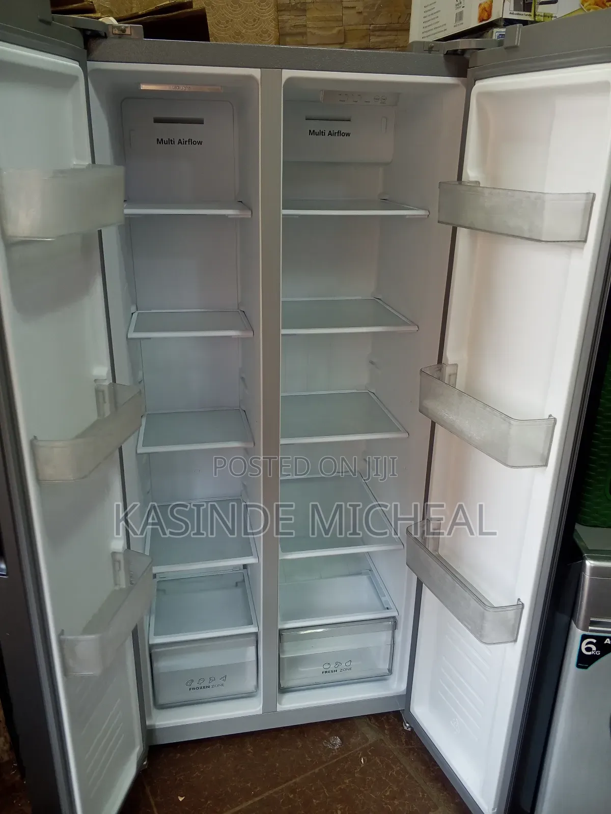 570litres Hisence Side by Side Refrigerator