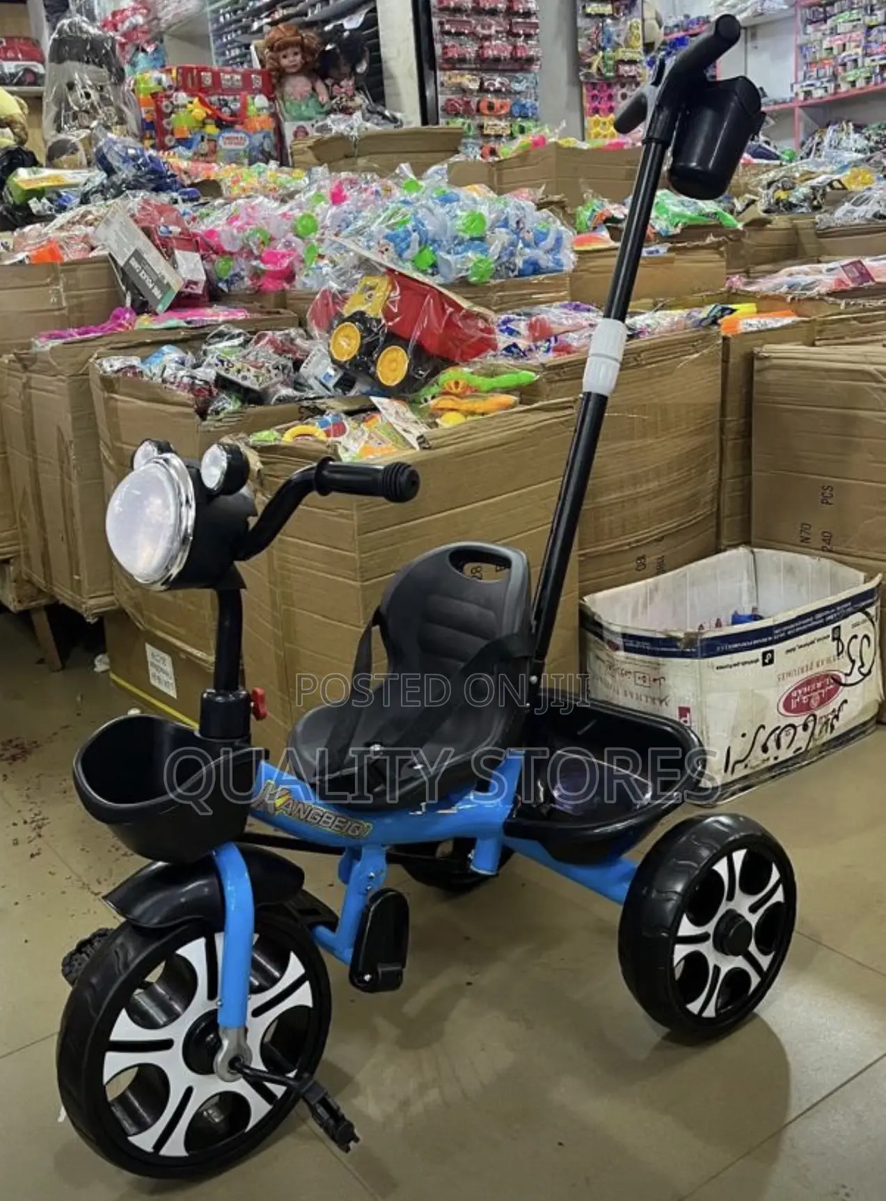 Steering Handle Tricycle Blue
