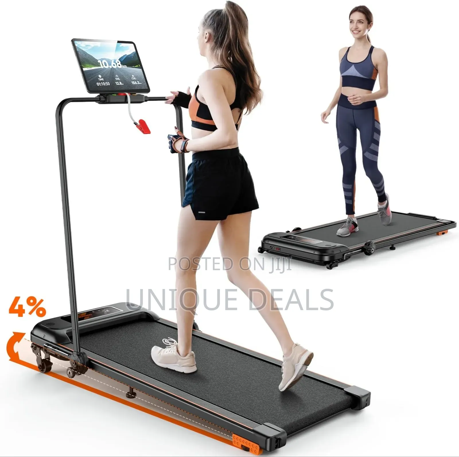 Folding Treadmill for Home, 2.5hp Under Desk Treadmill Walking Pad