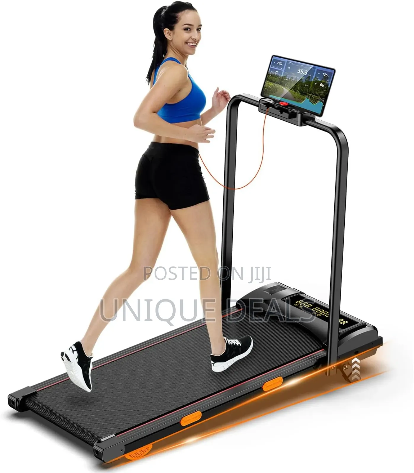 Folding Treadmill for Home, 2.5hp Under Desk Treadmill Walking Pad