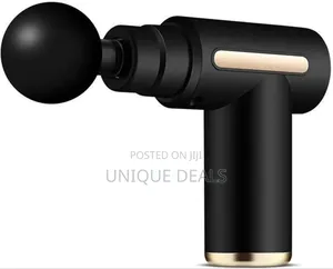 Mini Massage Gun Portable Fascia Gun Muscle Massager 3 Speed 4 Heads