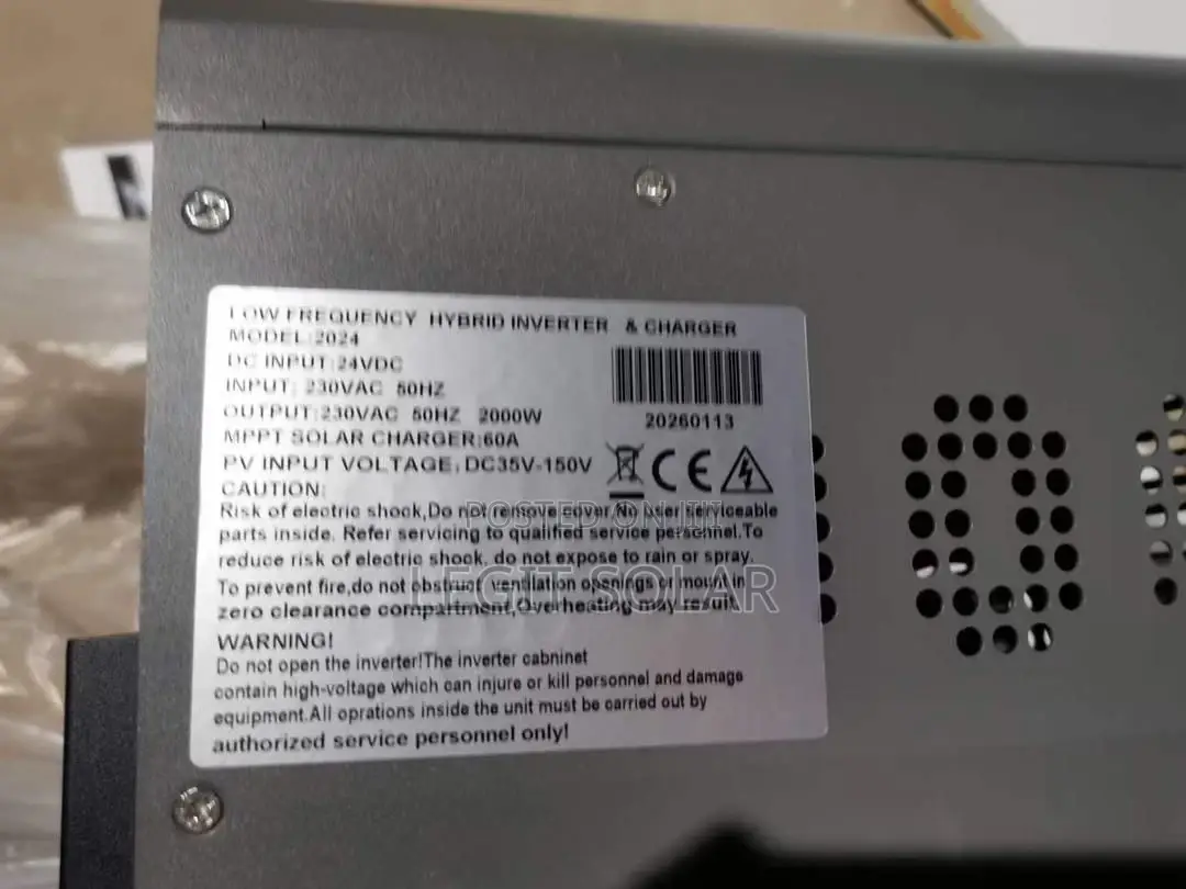 Pure Sine Wave Hybrid Inverter 2000w/24v
