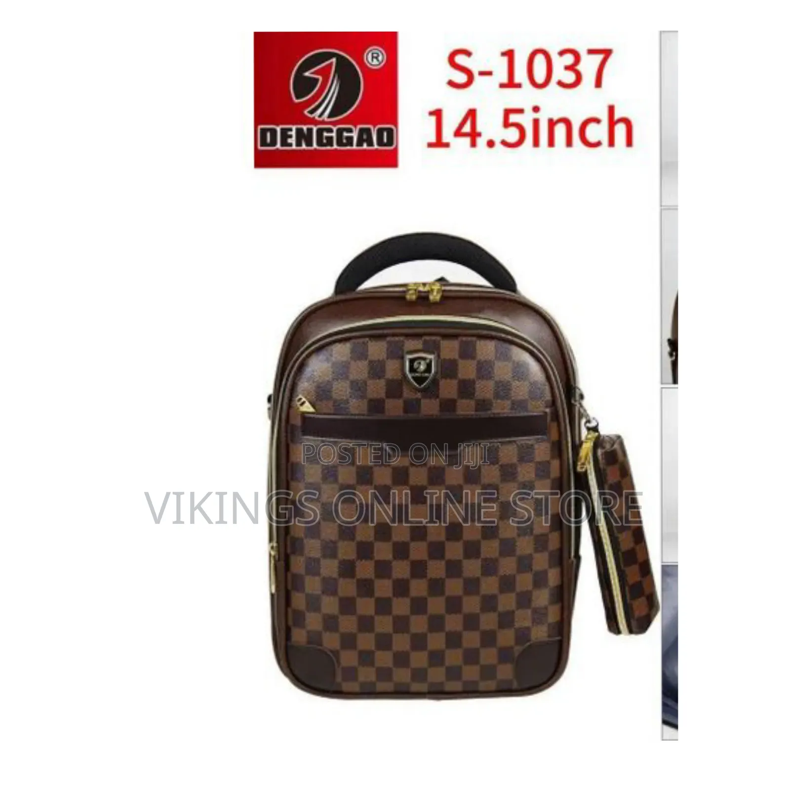 Denggao 14.5 Inch Lightweight Classic Design Waterproof Pu Leather