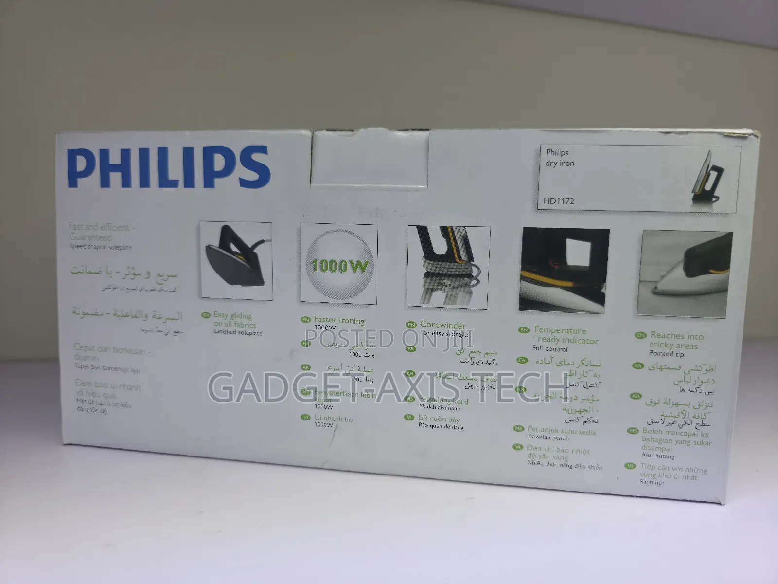 Philips Dry Iron (Flat Iron) Hd1172