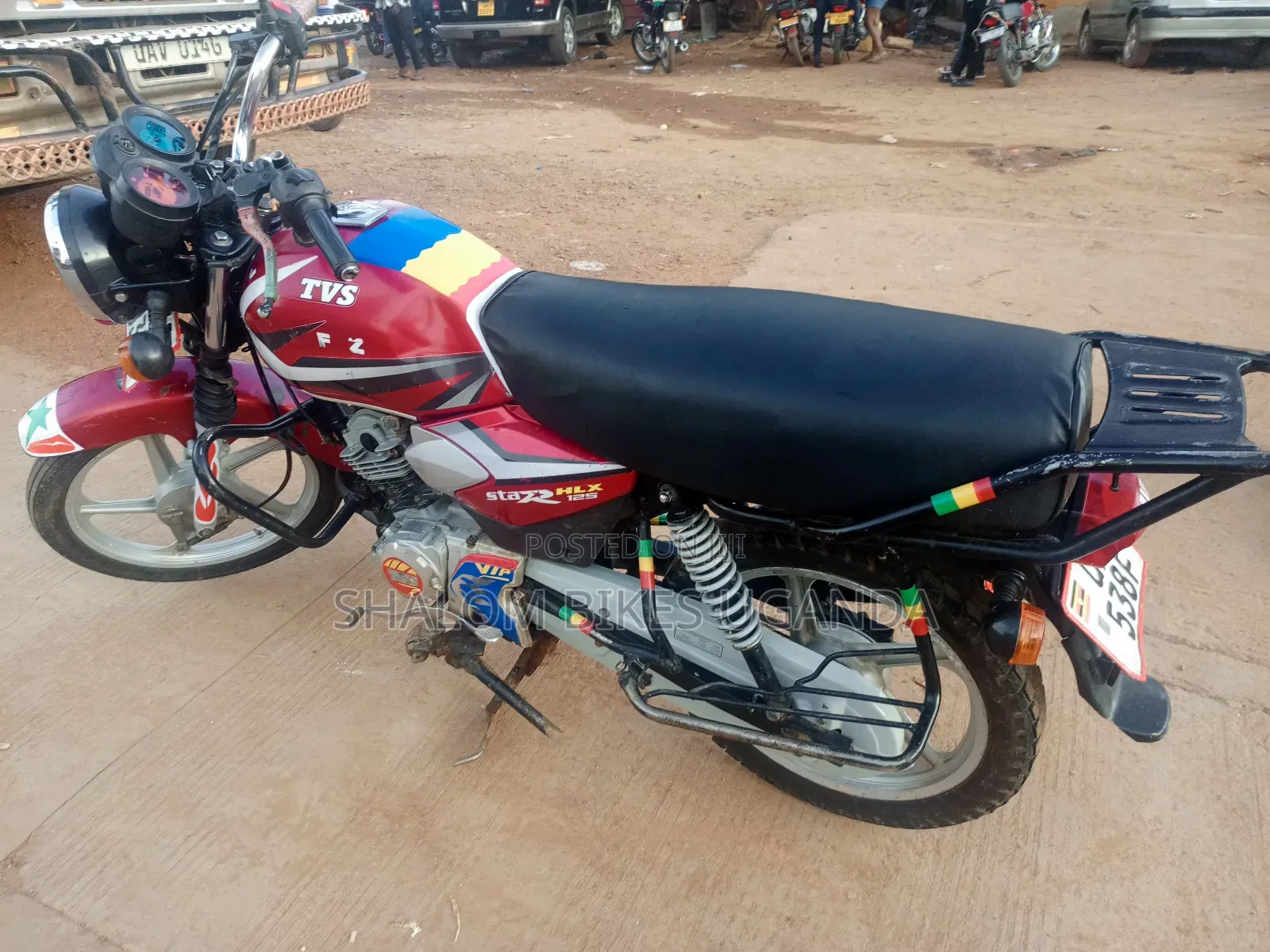 TVS HLX 125 2021 Red