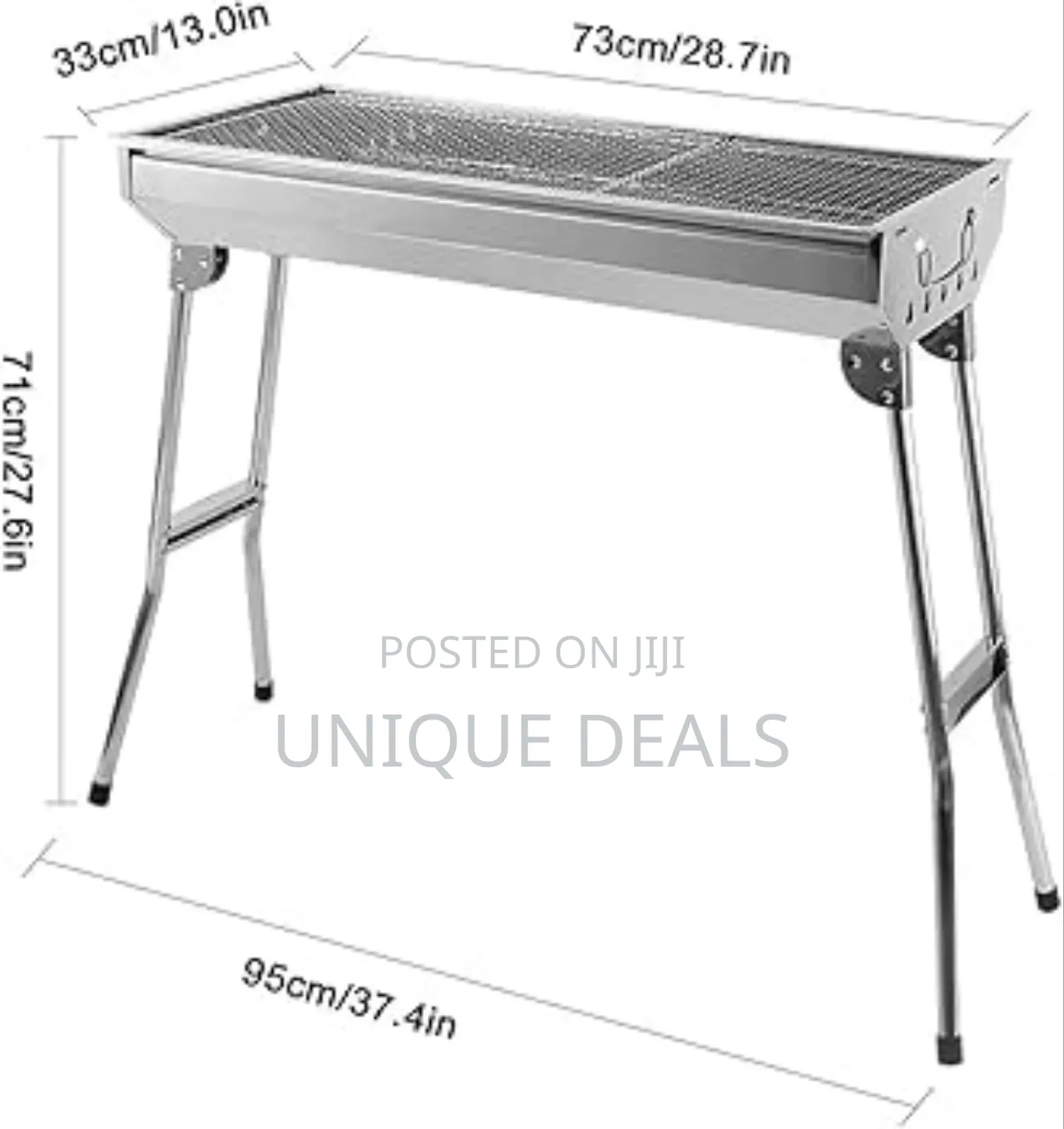 Charcoal Grill, Barbecue Grill Stainless Steel BBQ Smoker