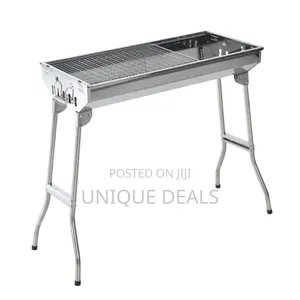 Charcoal Grill, Barbecue Grill Stainless Steel BBQ Smoker