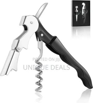 Corkscrew,3 in 1 Wine Opener, Bottle Opener and Foil Cutter