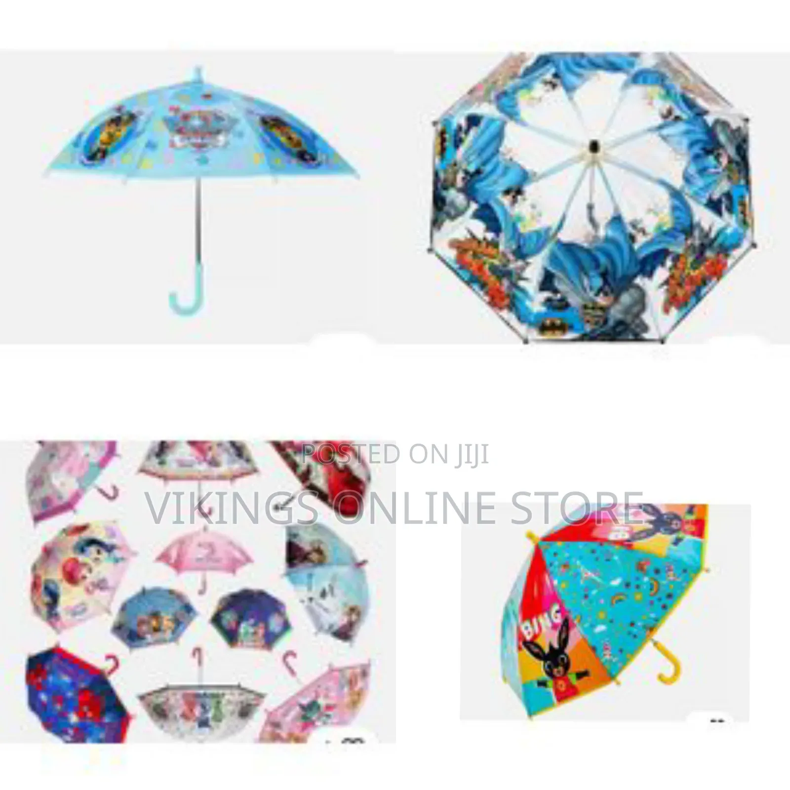 Auto Open Straight Kids Umbrella With Folding Handle for Toddlers Boys