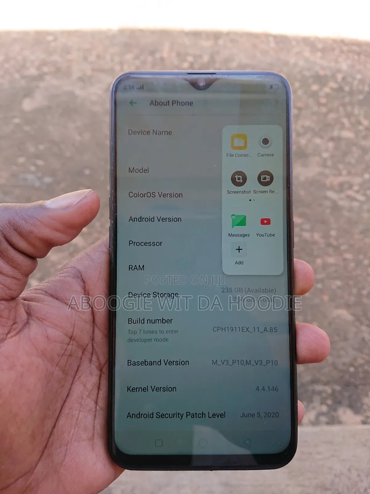 Oppo F11 256 GB Blue