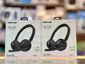 Green Lion Talk Pro Wireless Headphone With Mic, Dual Noise-Cancelling