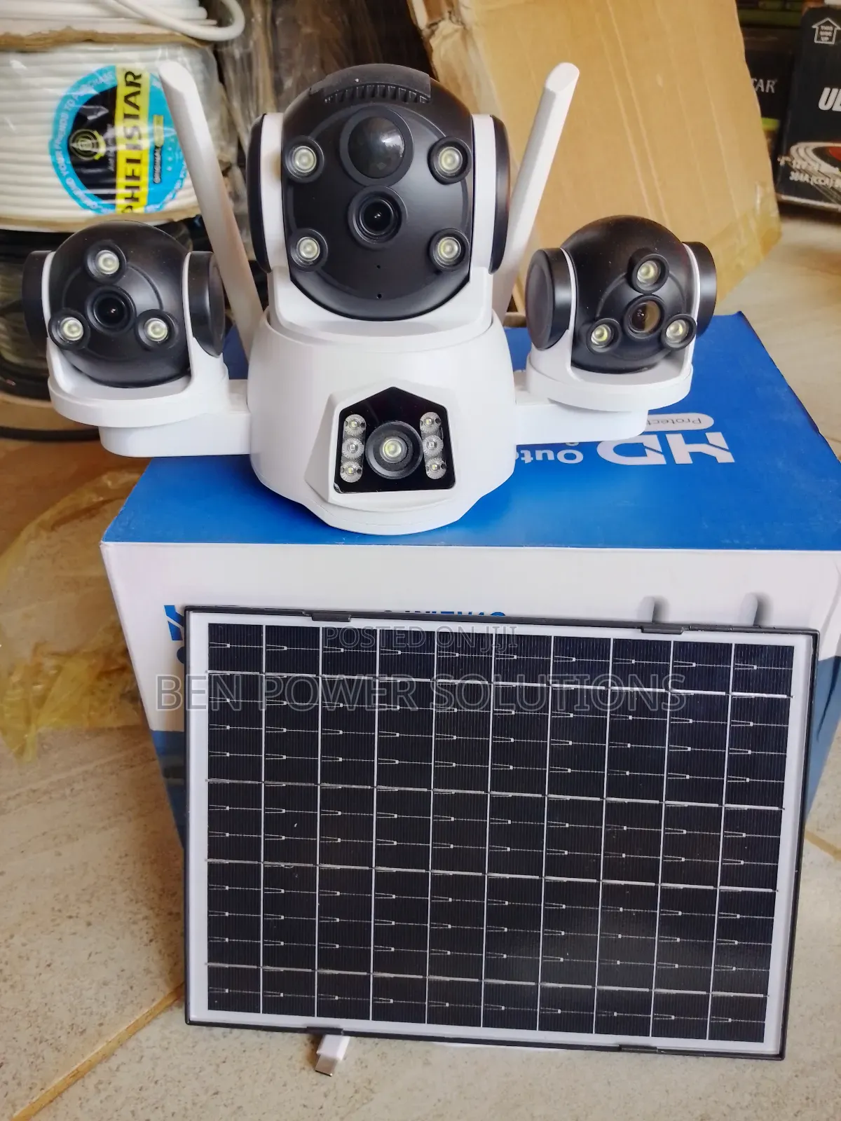 Solar Powered Smart Security Camera