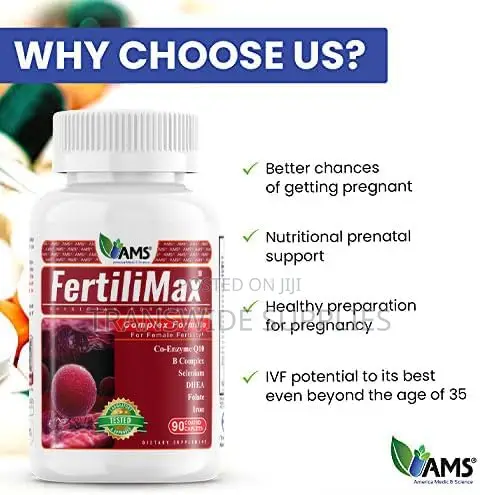 Ams Fertilimax Complex Formula - For Female Fertility 90caps